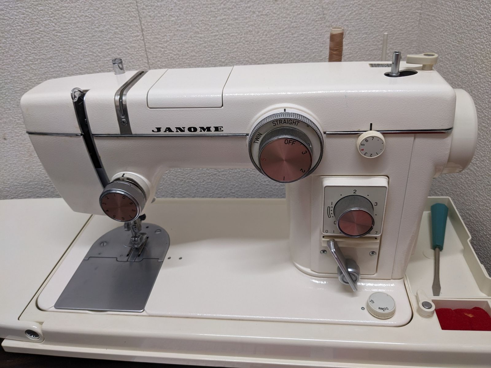現状品 ◎ ジャノメミシン トピアA 802型 1973年 昭和 高級ミシン