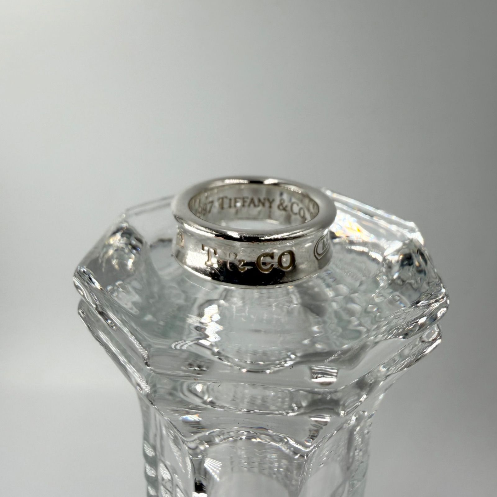 TIFFANY&Co. ティファニー 1837 ナローリング SV925 約8号 正規品】TIFFANY&Co. ティファニー 1837 ナロー リング シルバー925 8