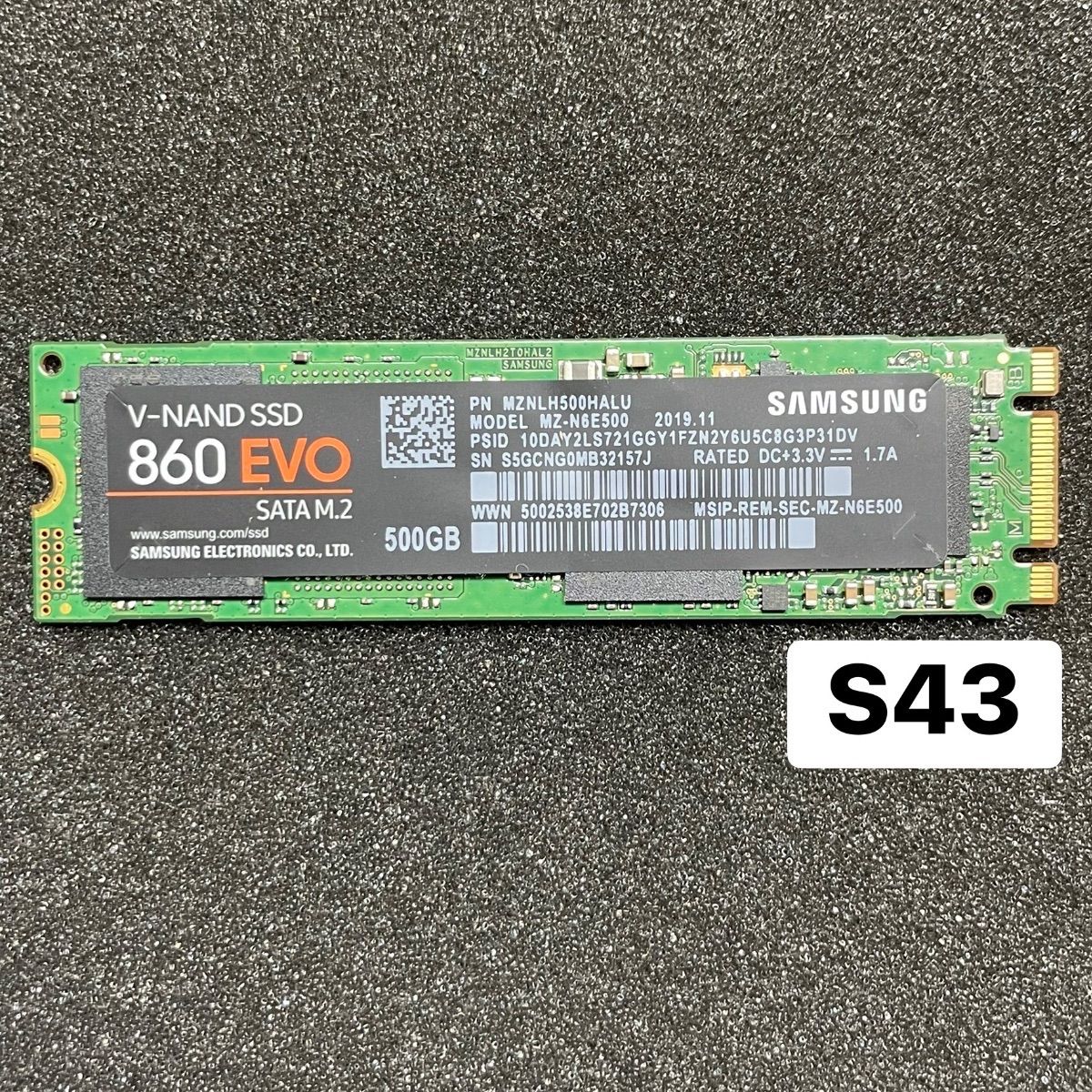 Samsung 860 EVO M.2 500GB SATA SSD - メルカリ