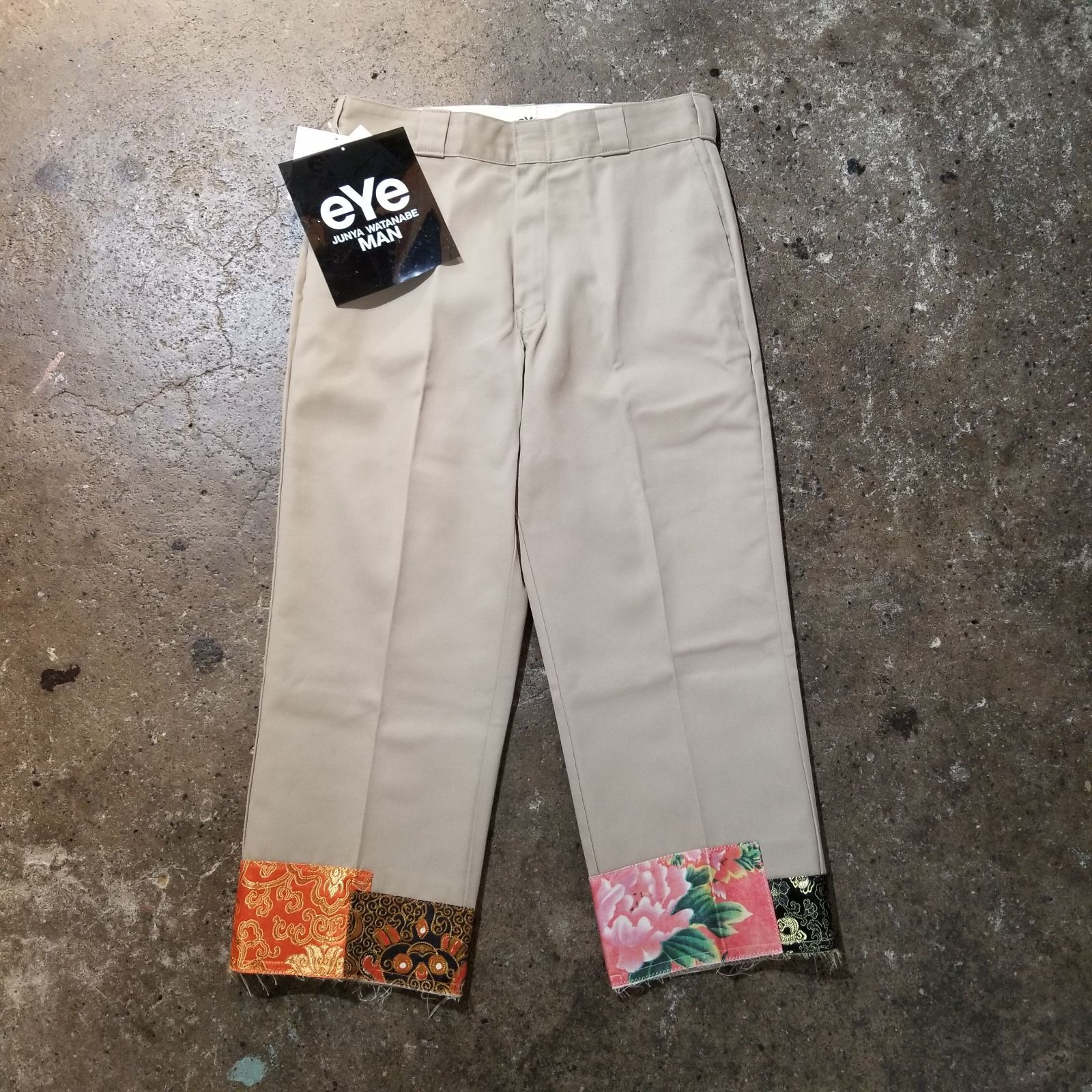 eYe JUNYA WATANABE MAN 22ss × Dickies 裾パッチ 874 ワークパンツ S