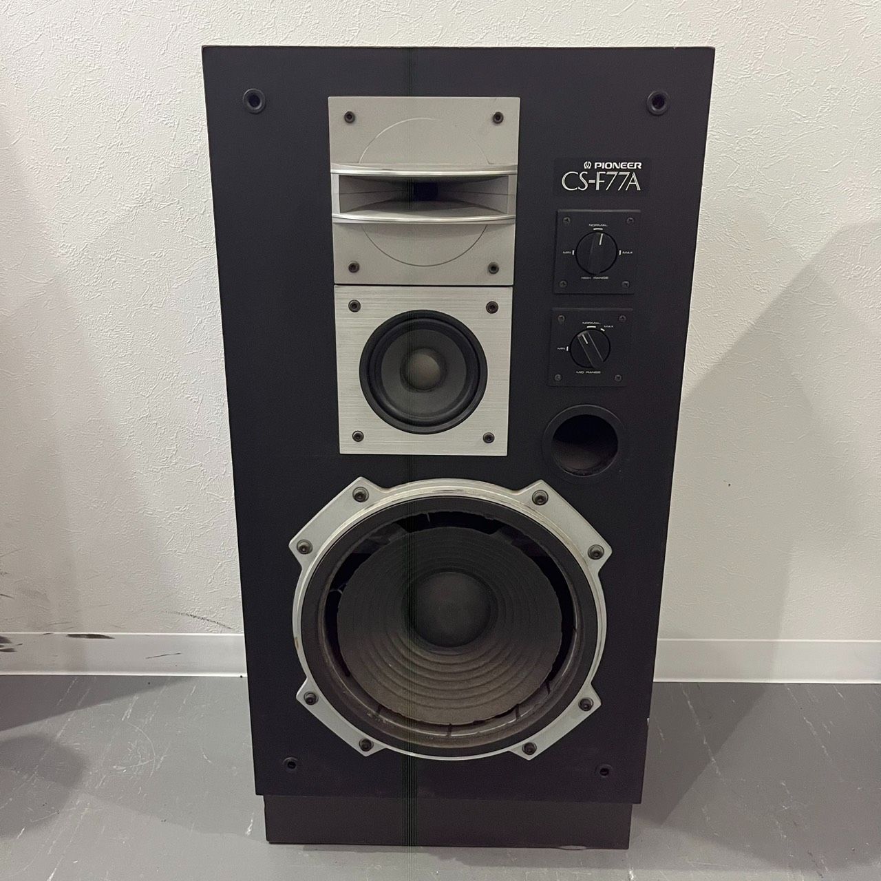 希少名機 Pioneer CS-F77 3ウェイ スピーカー ペア パイオニア Pioneer CS-F77A スピーカー ペア パイオニア 現状品 ジャンク - メルカリ