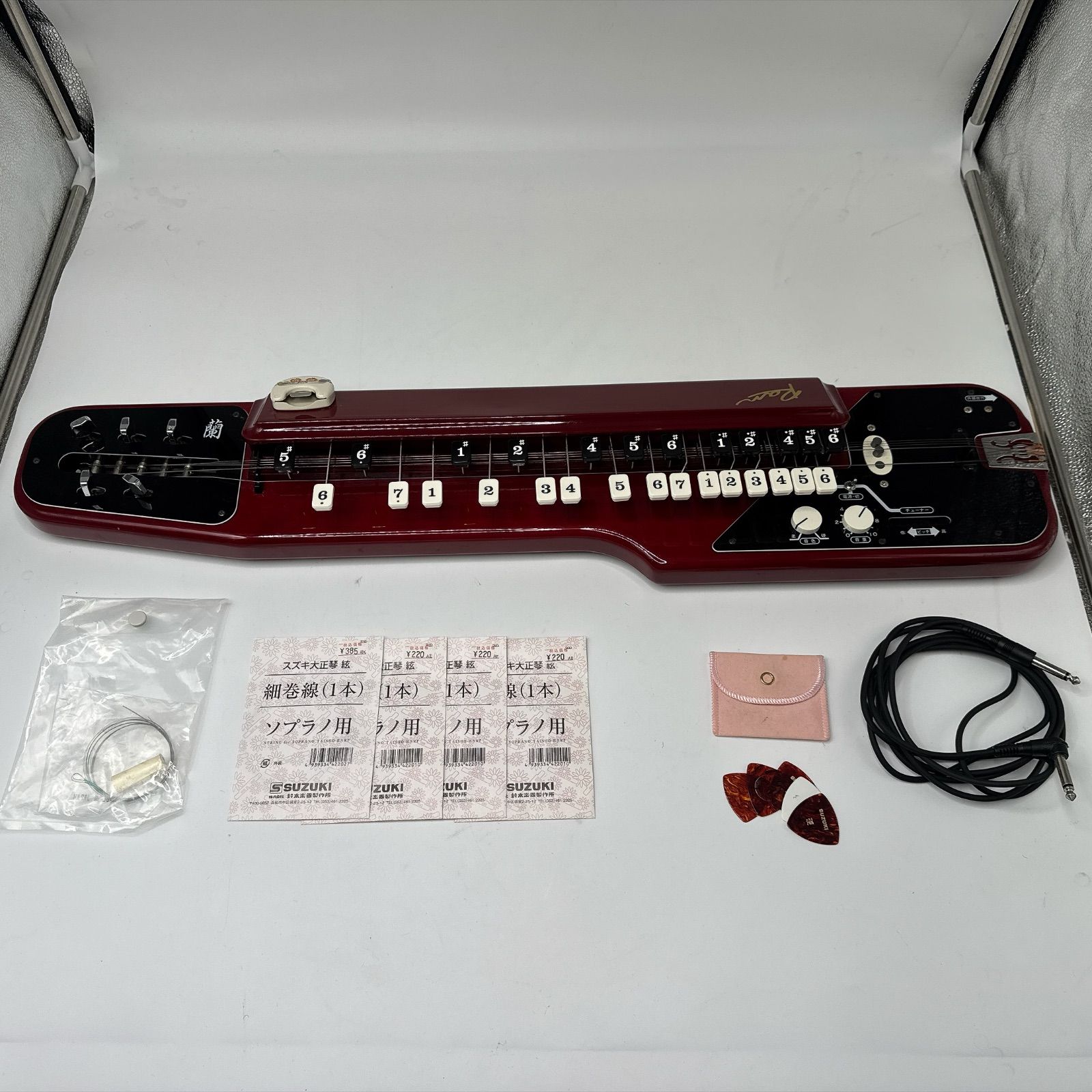 美品 SUZUKI 電子大正琴 蘭 ソプラノ - メルカリ