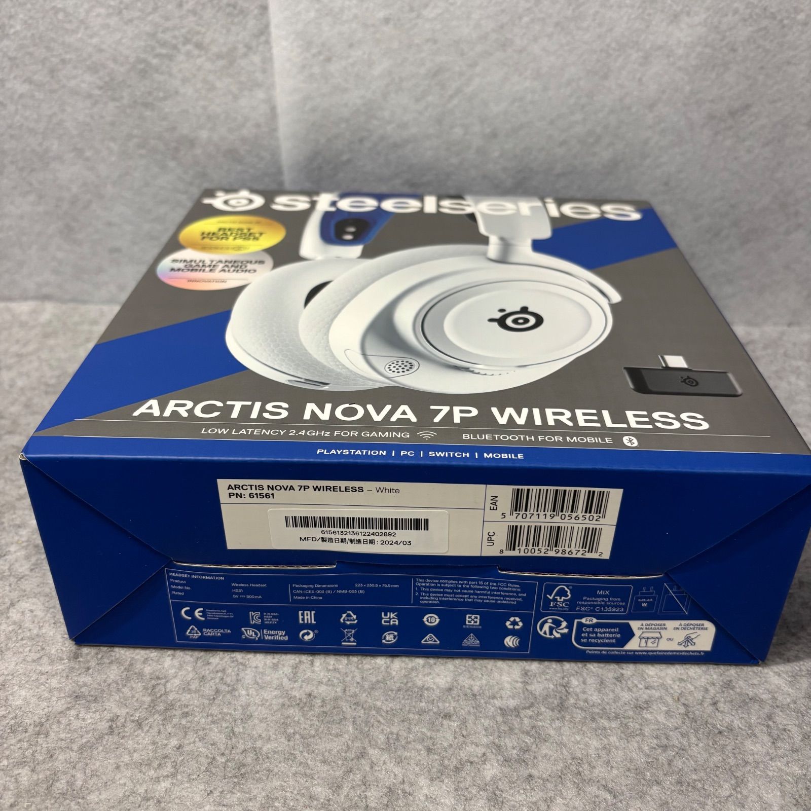 中古・動作品 SteelSeries ワイヤレス ゲーミングヘッドセット Arctis