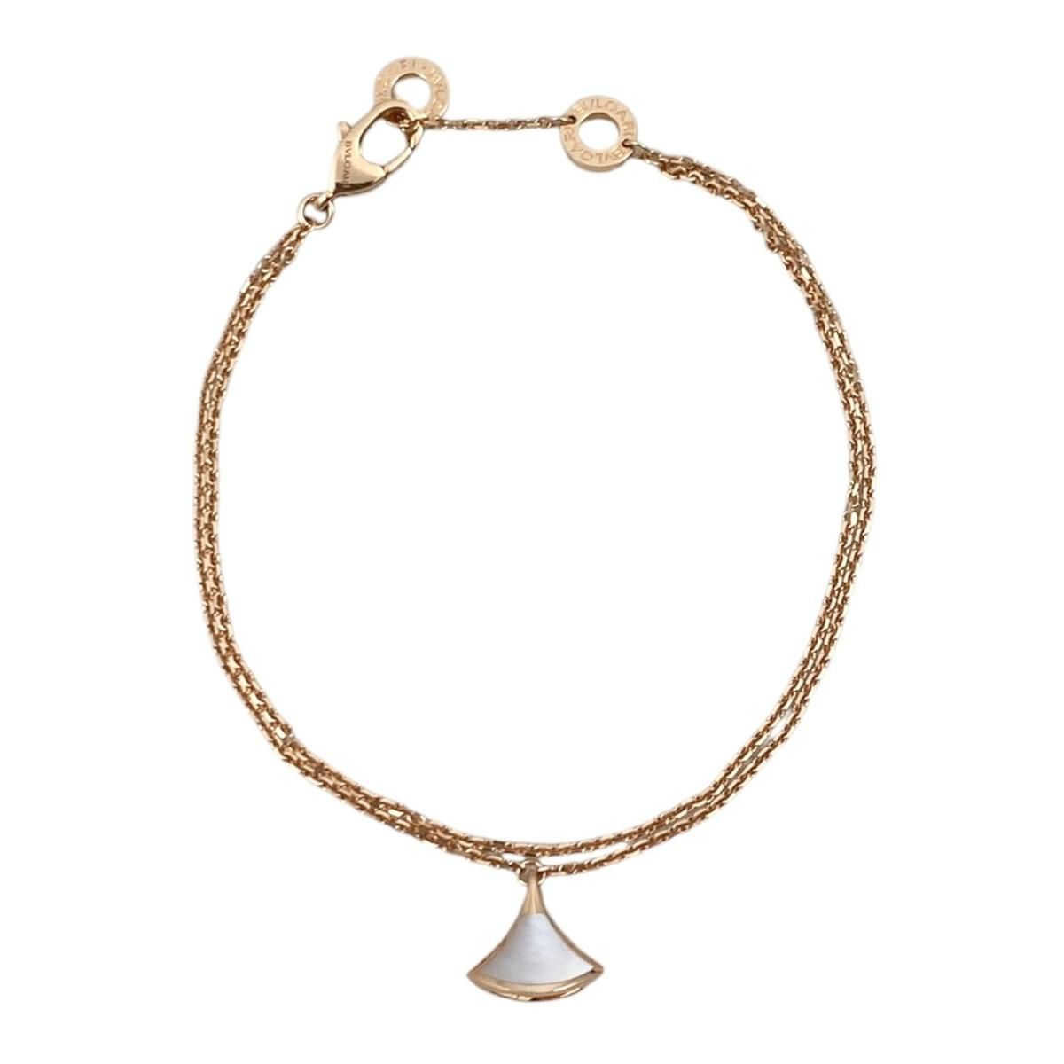 ☆ブルガリ ブレスレット ディーヴァ ドリーム 358422 SMサイズ Au750 ローズゴールド マザーオブパール BVLGARI 103,950円