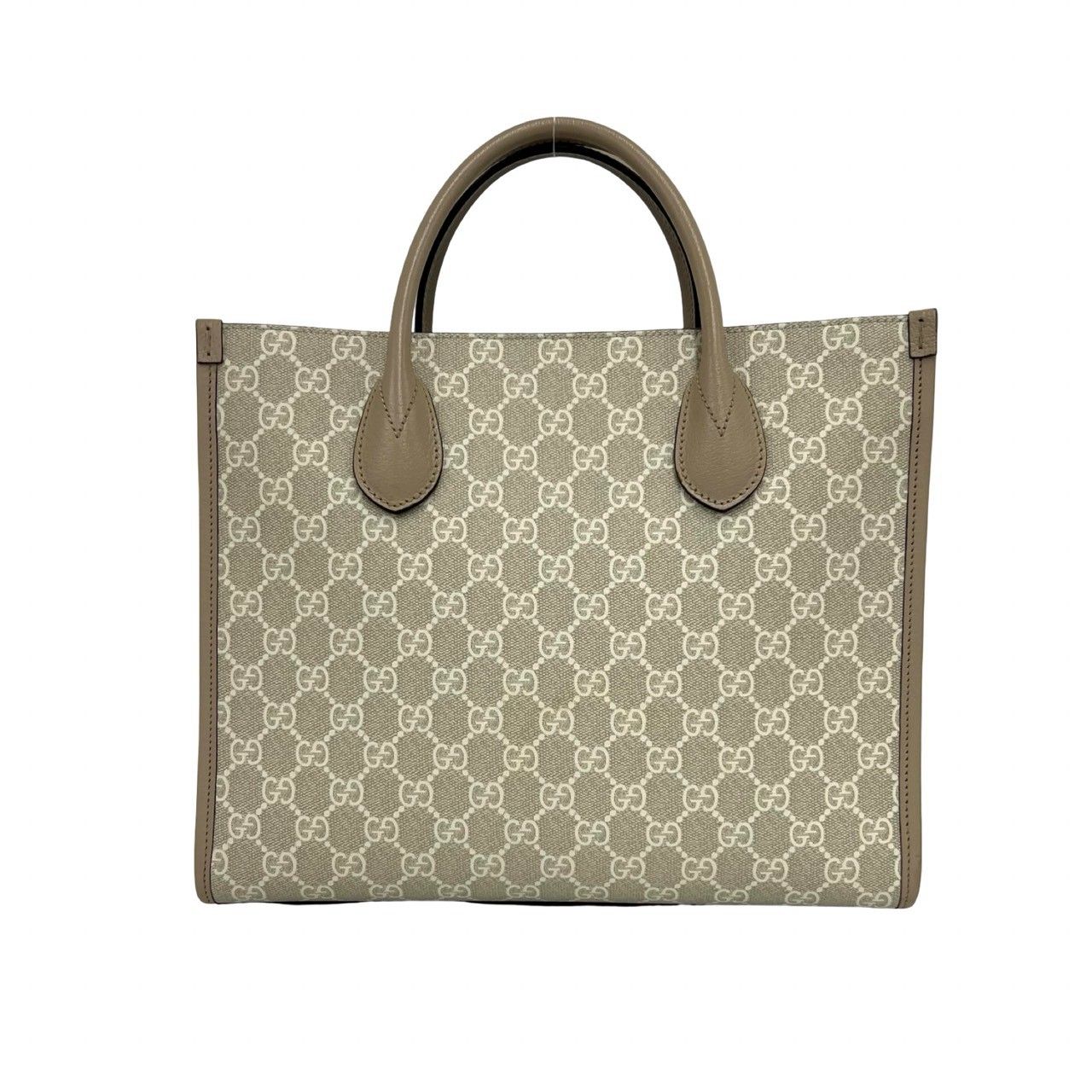 極 美品 GUCCI グッチ GGスプリーム ロゴ レザー 本革 2way ショルダー
