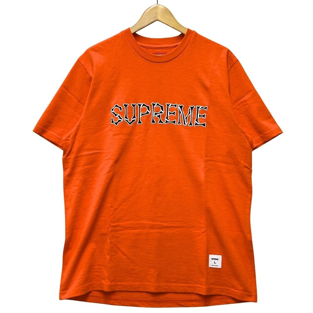 SUPREME シュプリーム Bones S/S Top ロゴ 半袖Tシャツ オレンジ