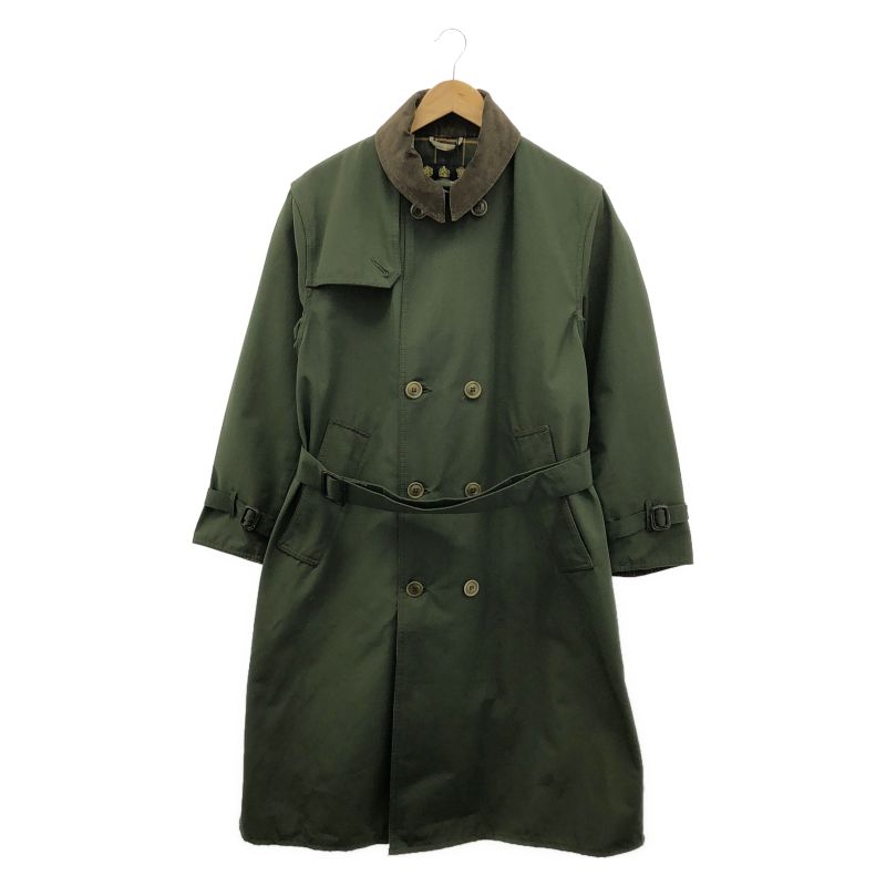 中古】Barbour 2レイヤートレンチコート 1702296 Khaki △ベルト欠品