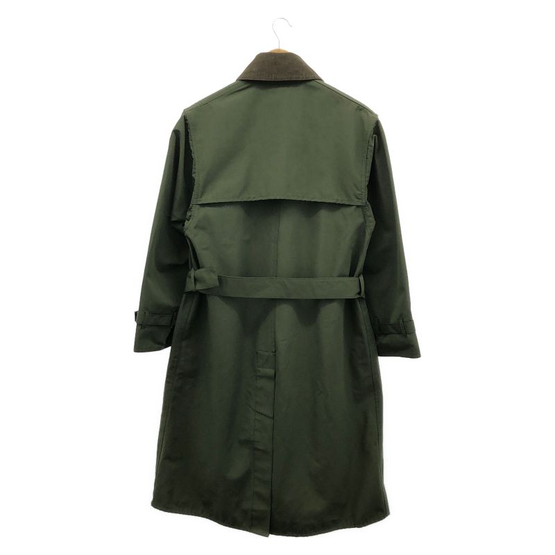 中古】Barbour 2レイヤートレンチコート 1702296 Khaki △ベルト欠品