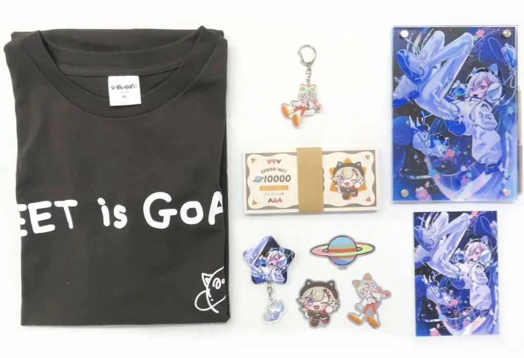 【中古】グッズセット 小森めと グッズセット(TシャツL/ブラック) 「バーチャルYouTuber ぶいすぽっ! 小森めと 誕生日記念2025」 10,500円