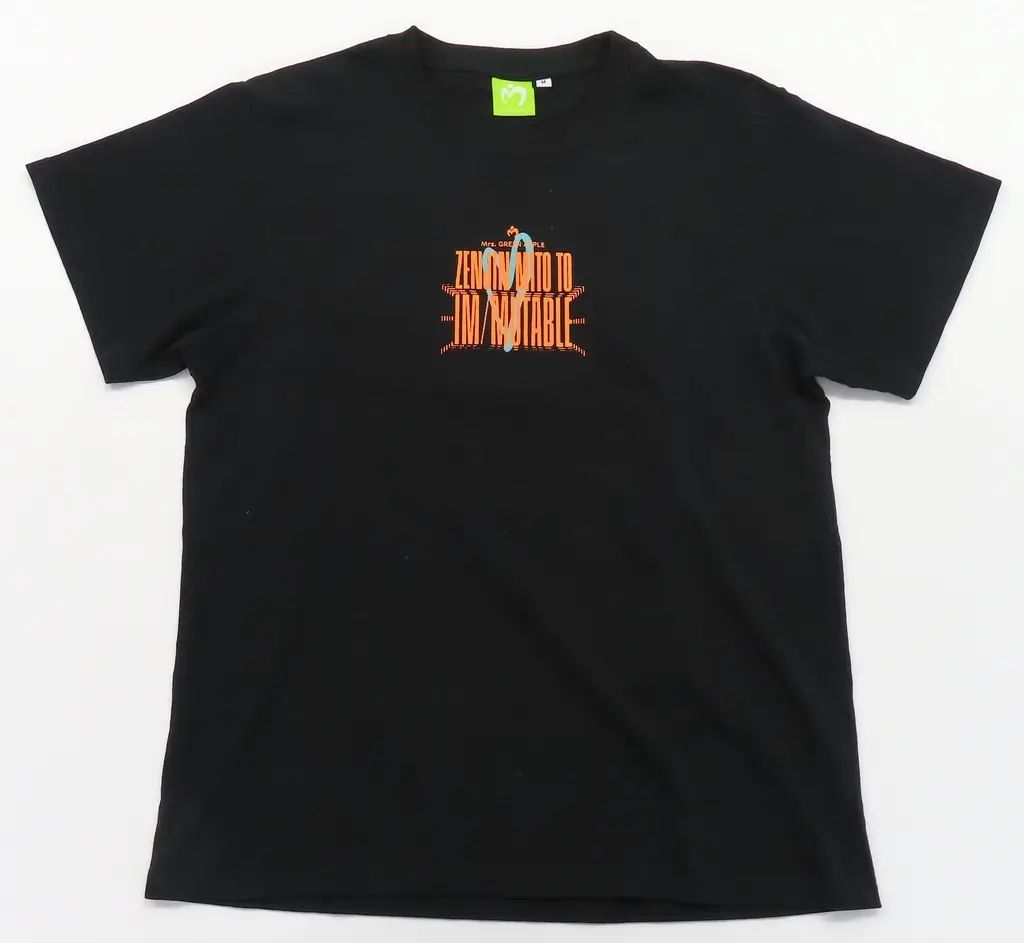 中古】Tシャツ Mrs. GREEN APPLE IM/MUTABLE ロゴTシャツ A ブラック M