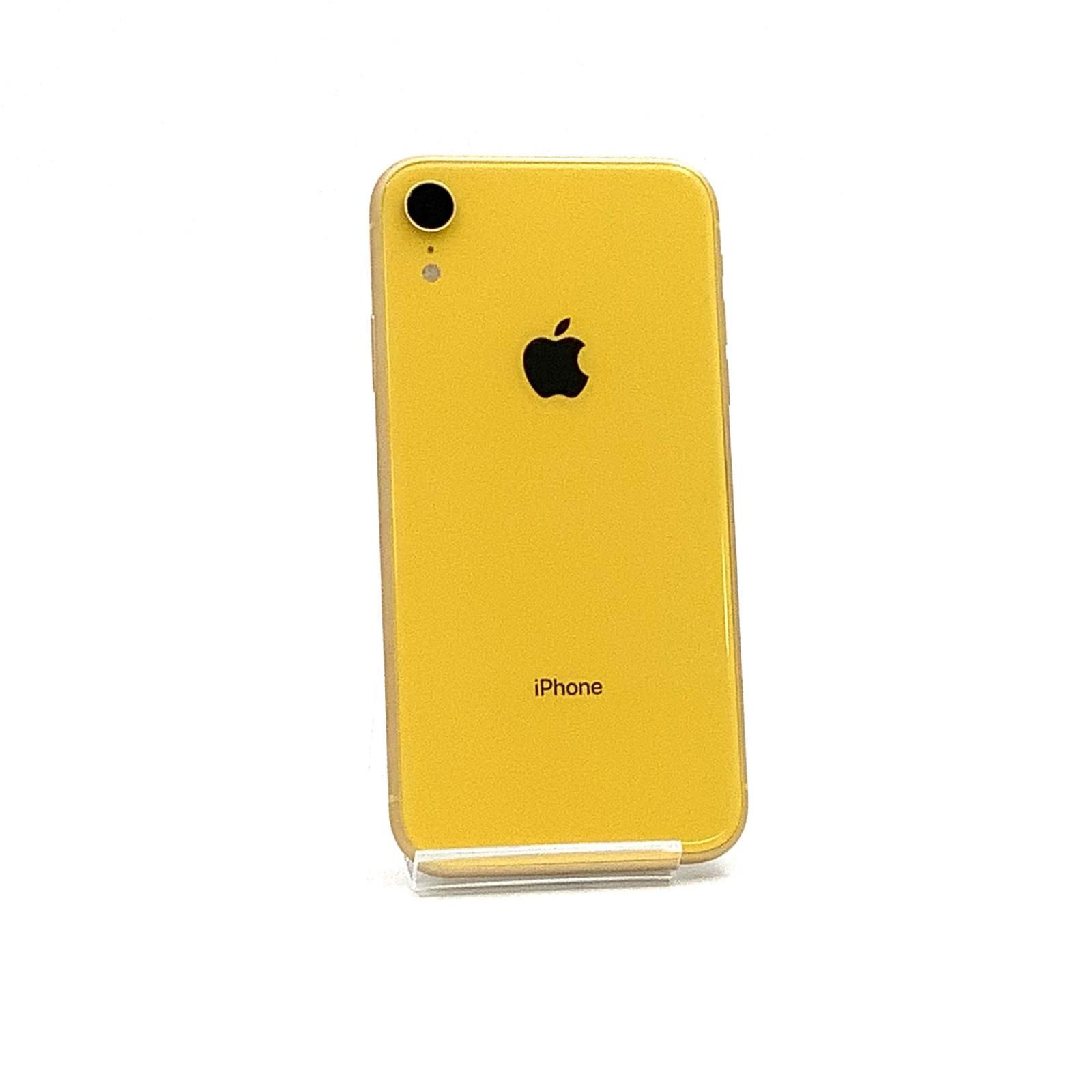 iPhone XR 64GB イエロー SIMフリー やや傷や汚れあり - メルカリ