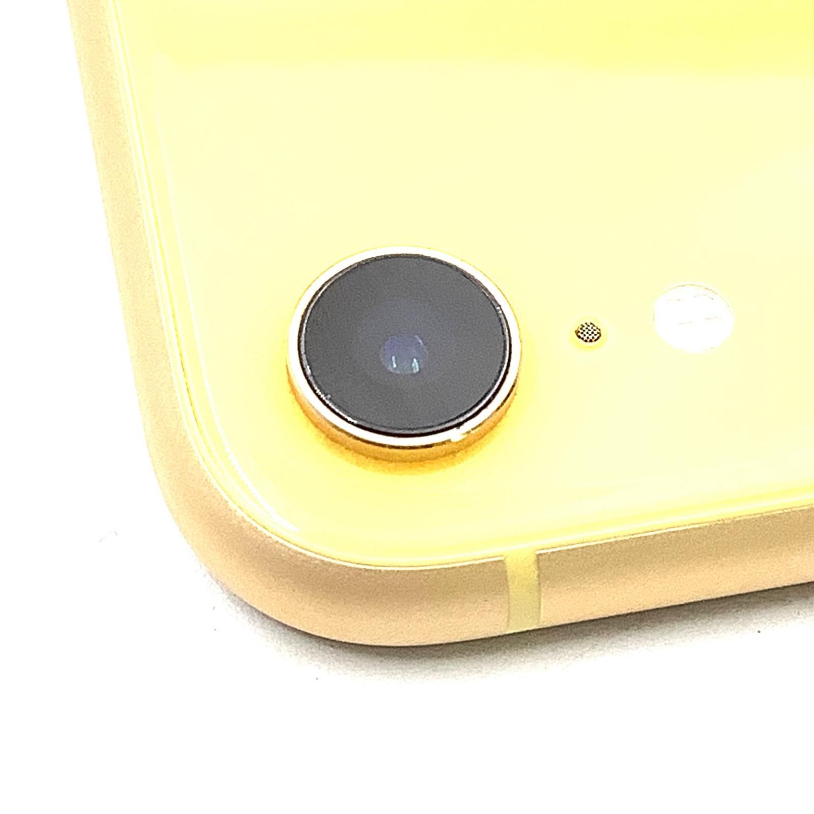 iPhone XR 64GB イエロー SIMフリー やや傷や汚れあり - メルカリ