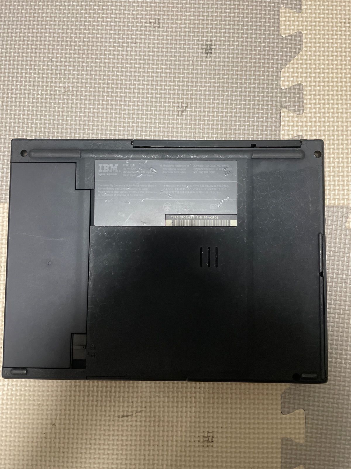 IBM ThinkPad 535 TYPE 2606-KF8 純正ACアダプター付属 ジャンク 通電