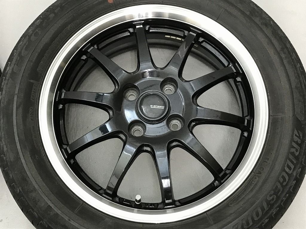 ◎ほぼ傷無美品 15inc 5.5J +43 100/4H 即納 個人宅OK 4本 オマケ