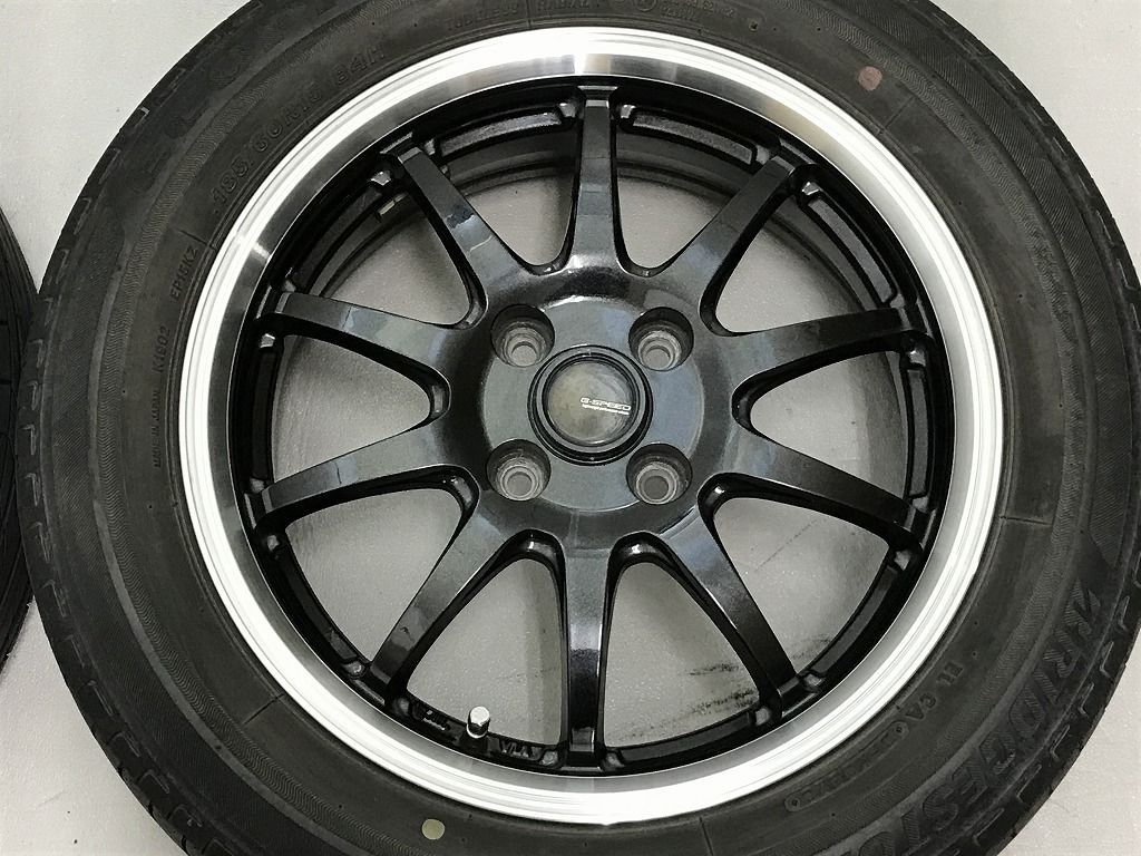 ◎ほぼ傷無美品 15inc 5.5J +43 100/4H 即納 個人宅OK 4本 オマケ