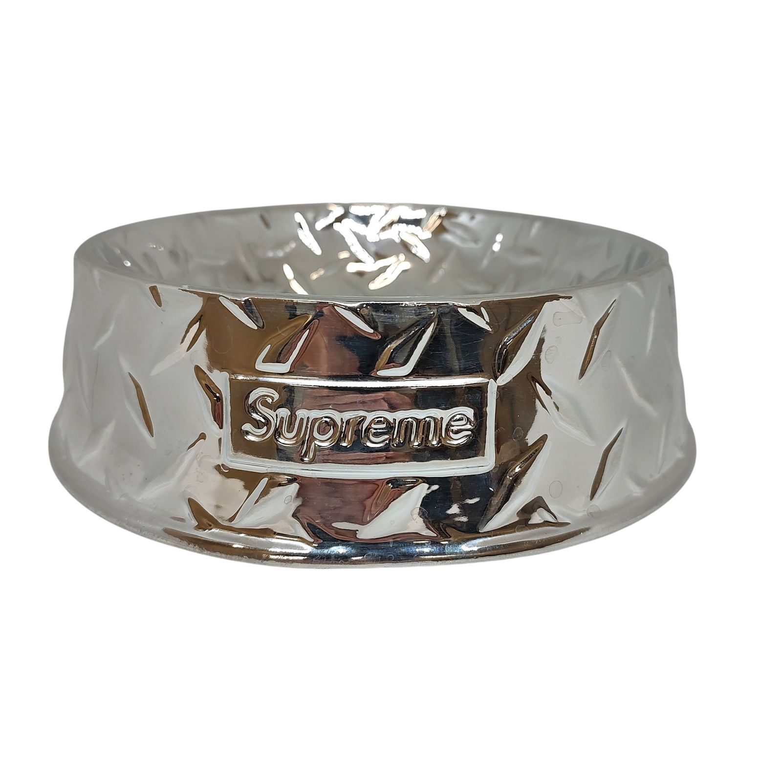 Supreme シュプリーム Diamond Plate Dog Bowl ドッグ ボウル F