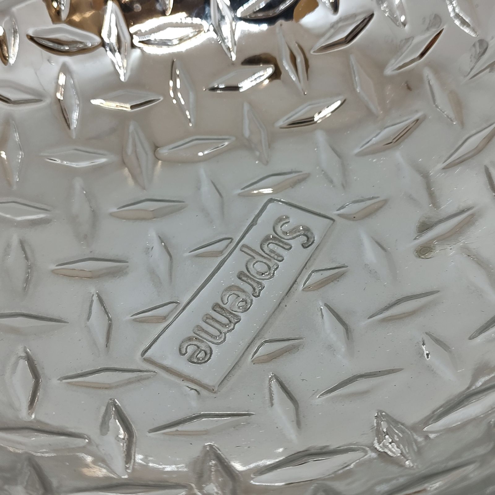 Supreme シュプリーム Diamond Plate Dog Bowl ドッグ ボウル F