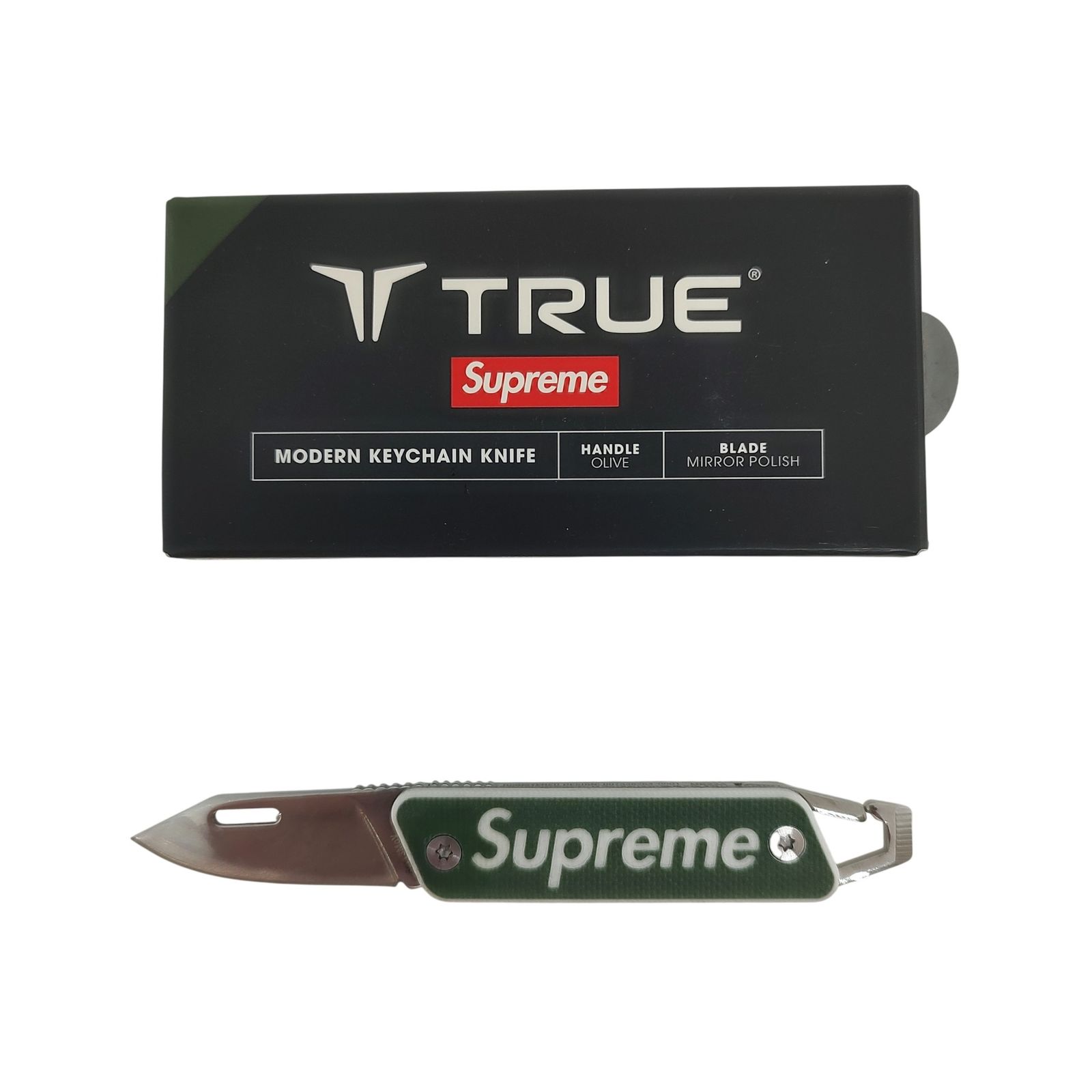 Supreme シュプリーム TRUE Modern Keychain Knife ナイフ F グリーン