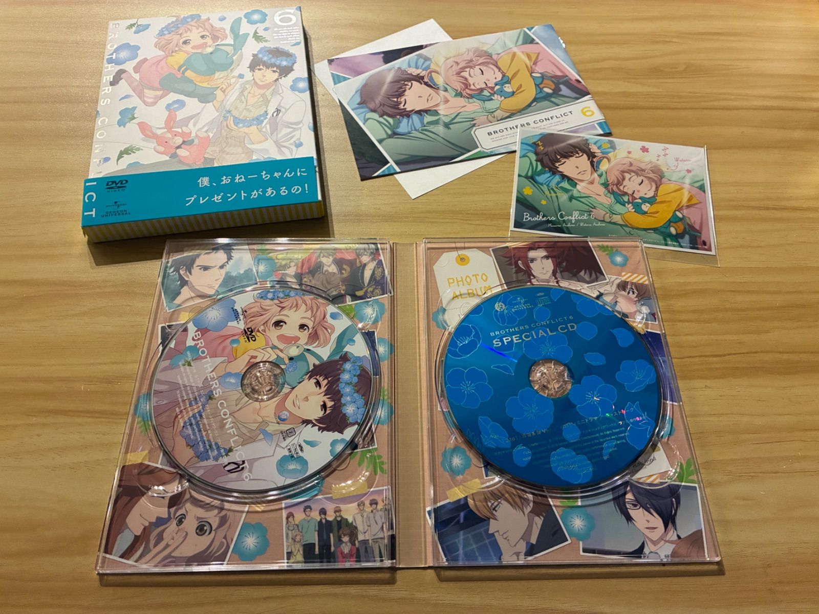 中古][ DVD＋CD] BROTHERS CONFLICT 第1,2,6巻 (3点セット)〈初回限定