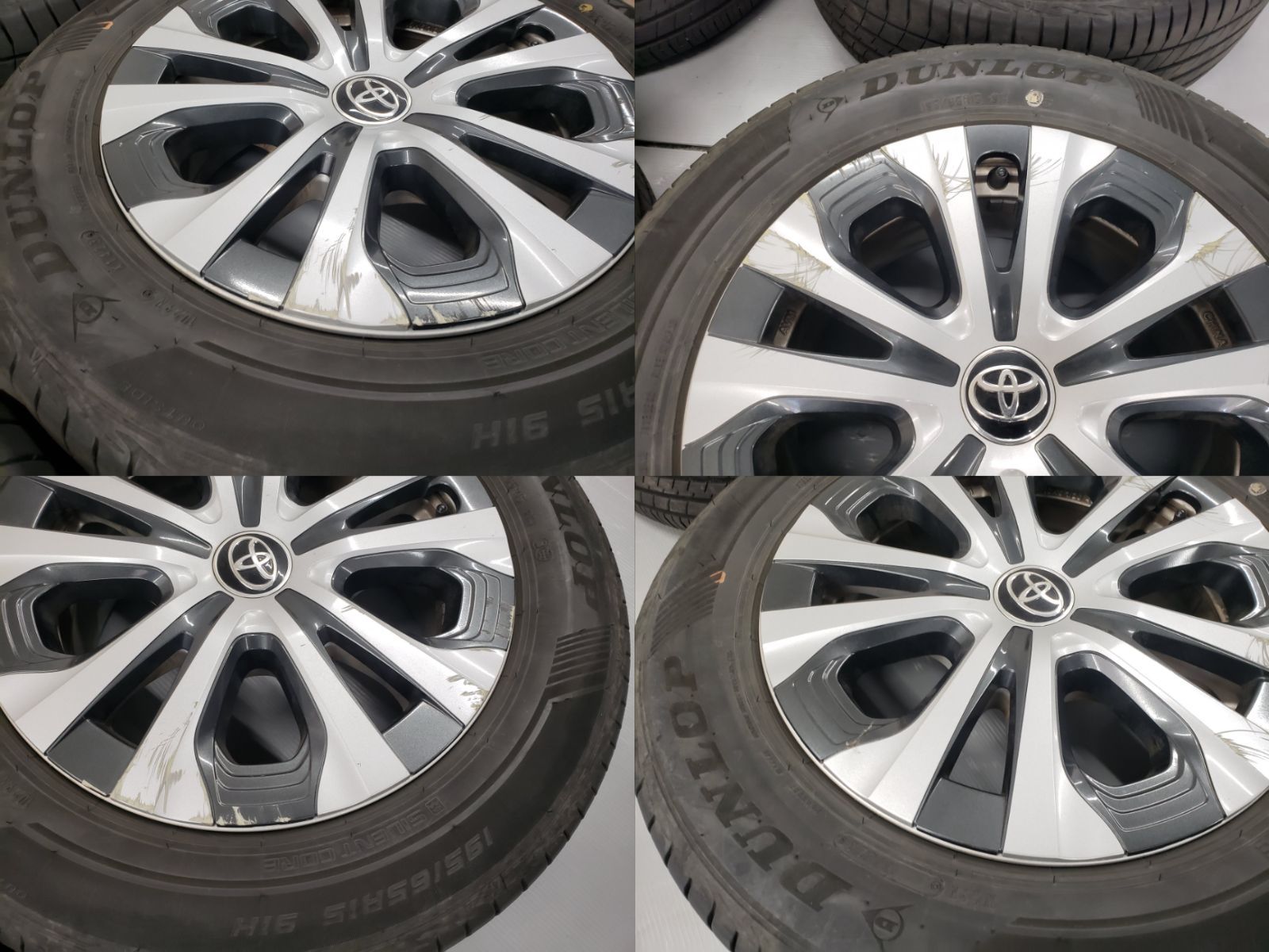 ◎良品 50プリウス純正 15in 6.5j +40 100/5H 9分山保証 Dunlop ル
