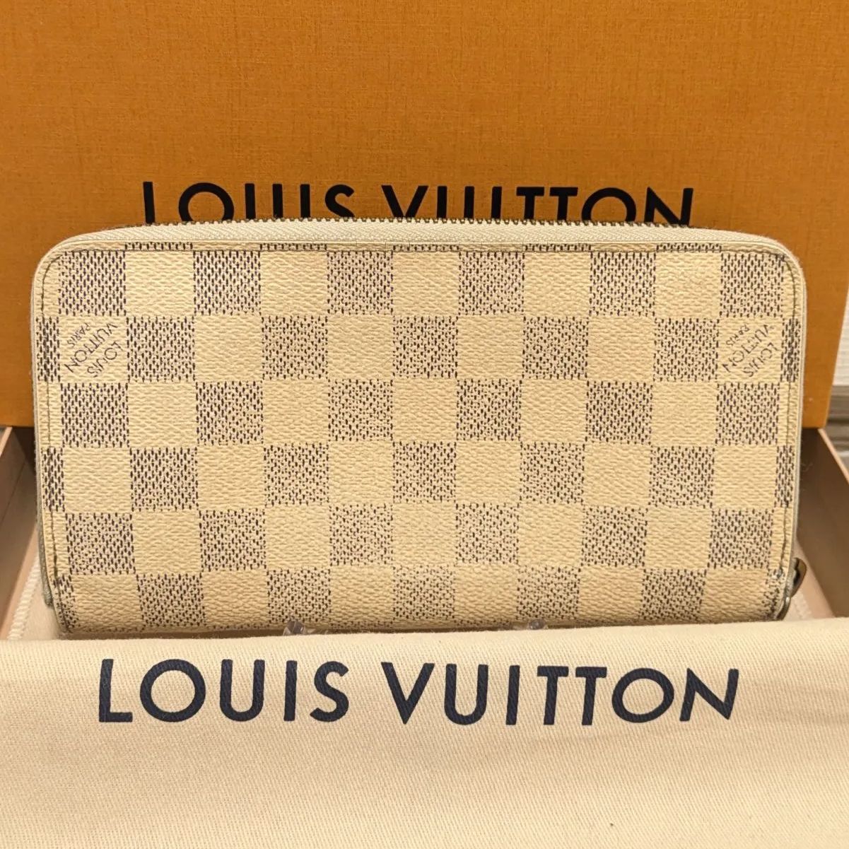 LOUIS VUITTON ルイヴィトン ダミエアズール ジッピーウォレット 長