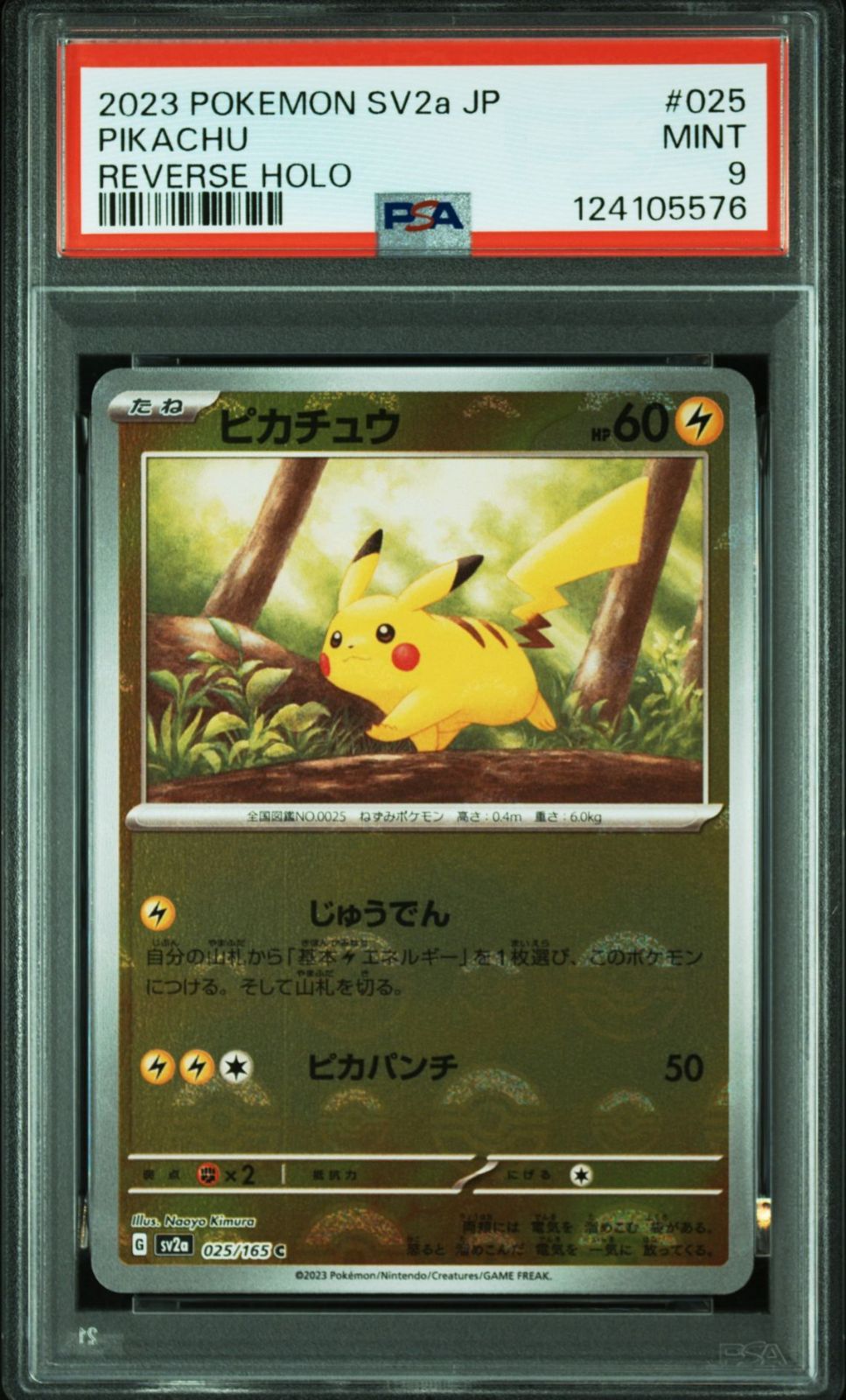 【PSA9 連番】ピカチュウV モンスターボール 25th PSA9 モンスターボール ピカチュウ C ミラー SV2a 025/165 124105576