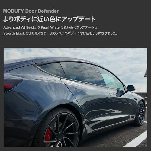 ドアディフェンダーV3.0 ブラック テスラ モデル3&Y専用ドアプロテクター (Door Defender V2.0 / テスラ(Tesla) / モデル3 (Model 3) / モデルY (Model Y) / ハイランド (Highl e54bbbbc