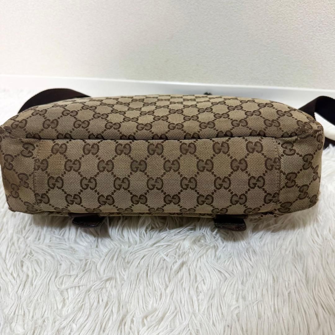 グッチ GUCCI GGキャンバス ショルダーバッグ 145859 ブラウン系