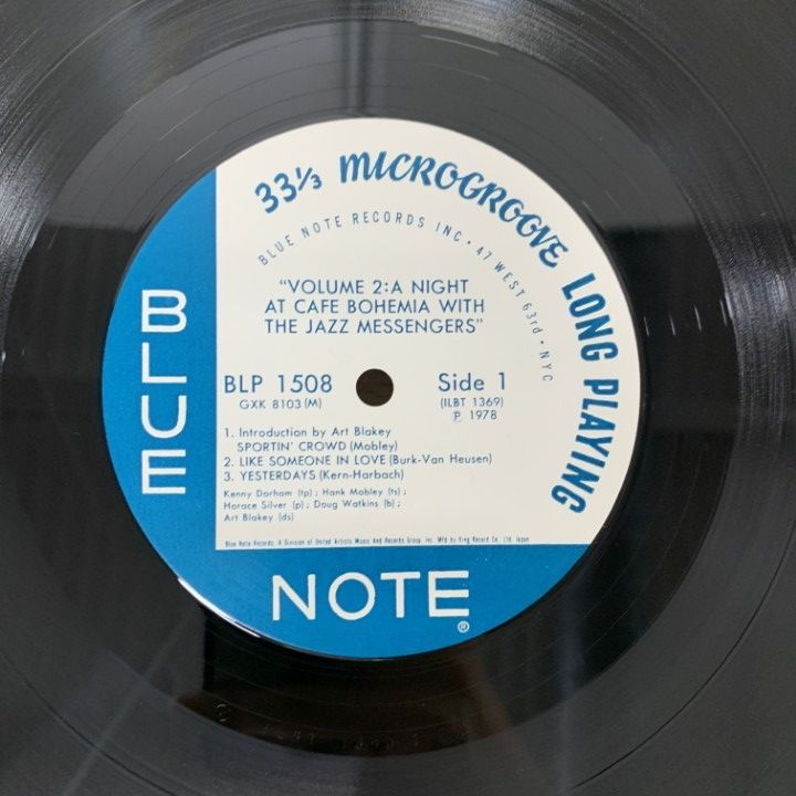 △01)【1点限り!】The Jazz Messengers/At The Cafe Bohemia Volume 2