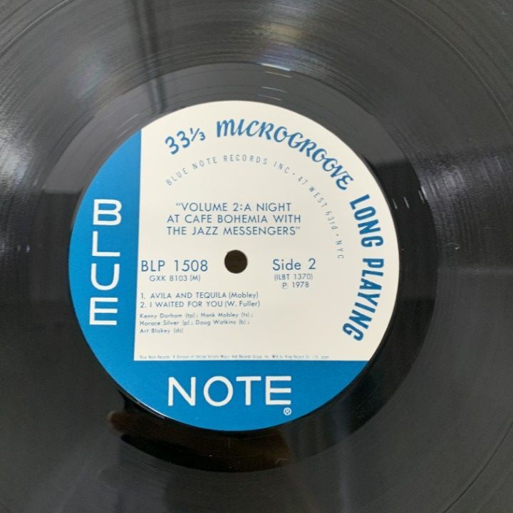 JAZZ LPレコード The Jazz Messengers ライブボヘェミヤ △01)【1点限り!】The Jazz Messengers/At The Cafe Bohemia Volume 2