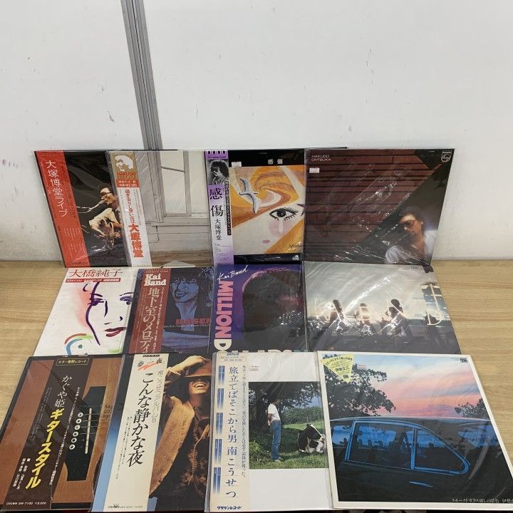 □01)【1点限り!】邦楽など レコードまとめ売り約55点大量セット/松田