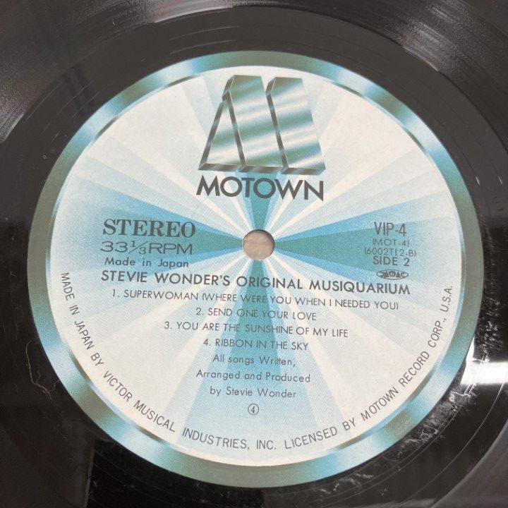 △01)【1点限り!】【帯付き】Stevie Wonder/The Original Musiquarium