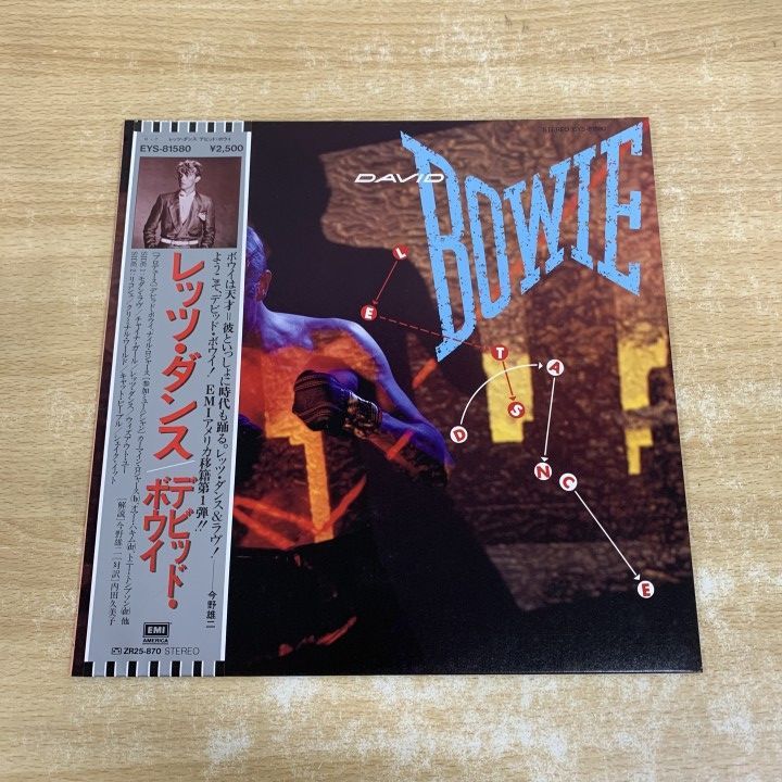 △01)【1点限り!】【帯付き】David Bowie/Let's Dance/デビッド