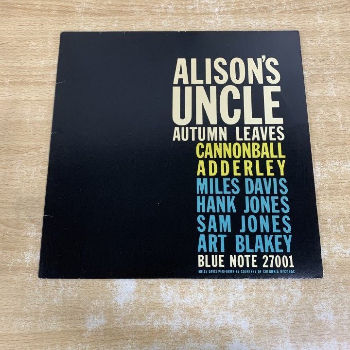 【未使用・完全限定】キャノンボール・アダレイ／ Alison’s Uncle △01)【1点限り!】Cannonball Adderley/Alison's Uncle/Autumn Leaves