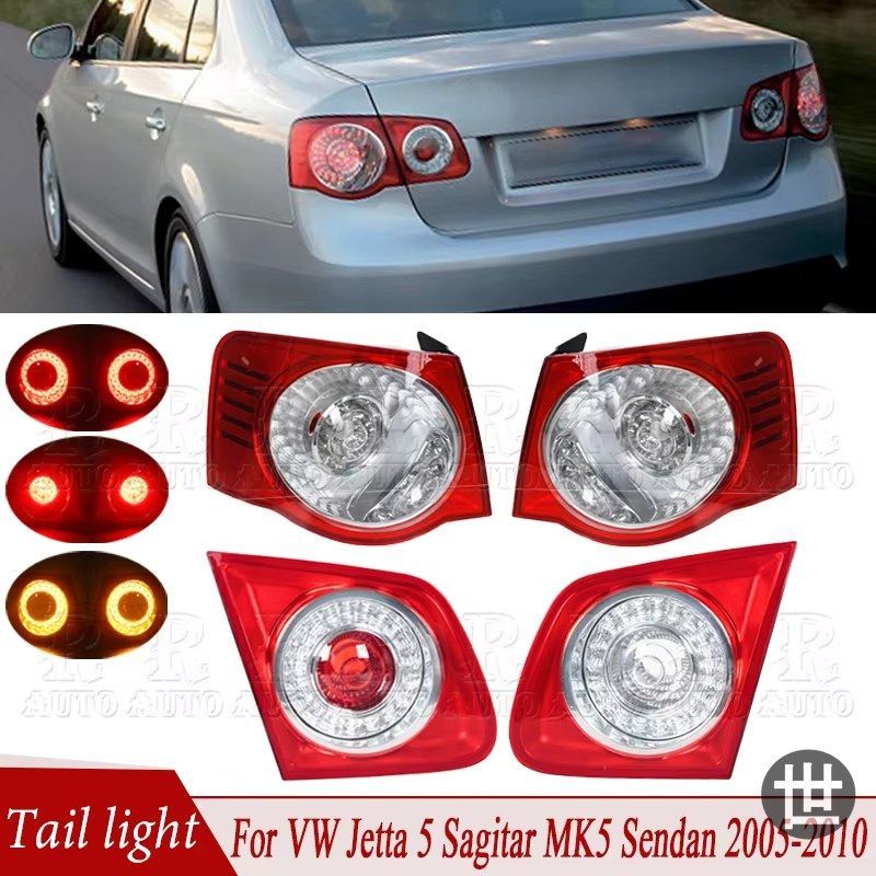 フォルクス ワーゲン VW ジェッタ 5 サギタール MK5 センダン 2005-2019 2010 リア ストップ ブレーキ ライト ウィンカー ランプ LED