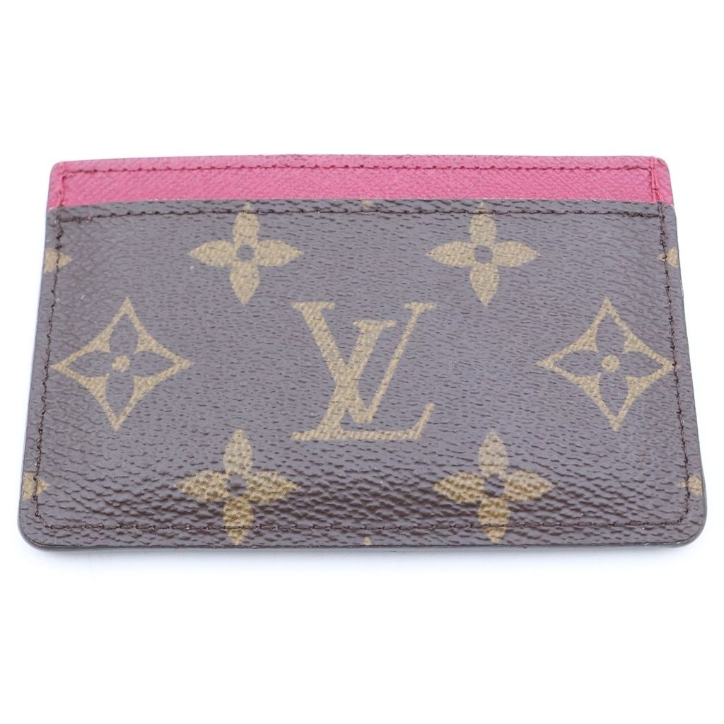 LOUIS VUITTON (ルイヴィトン) ポルトカルト モノグラムカードケース ブラウン M60703