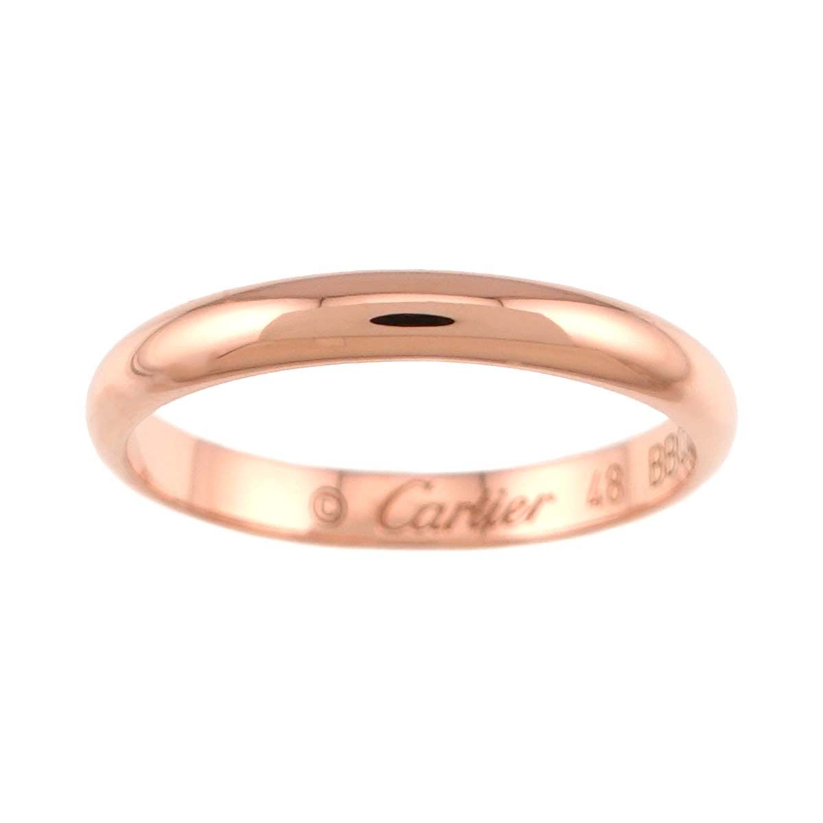 カルティエ Cartier 1895 クラシック #48 リング K18 PG ピンク