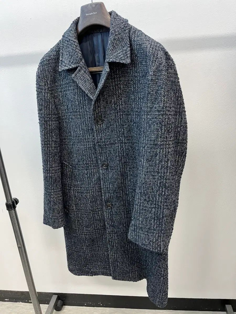 100) Allegri アレグリ CHECK チェック ウールコート