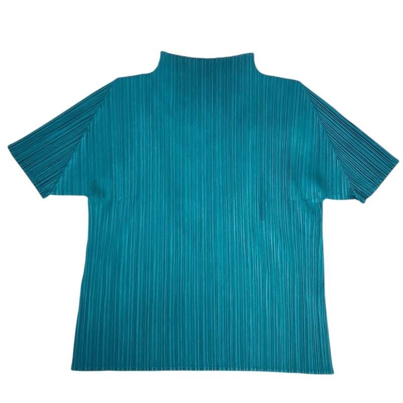 PLEATS PLEASE ISSEY MIYAKE プリーツ ハイネック 半袖 カットソー