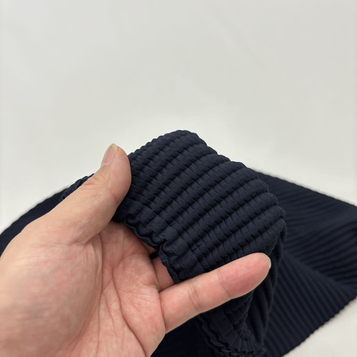 ISSEY MIYAKE イッセイミヤケ Vネック ワッフル プリーツ カットソー