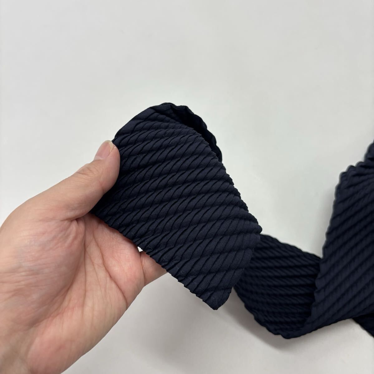 ISSEY MIYAKE イッセイミヤケ Vネック ワッフル プリーツ カットソー