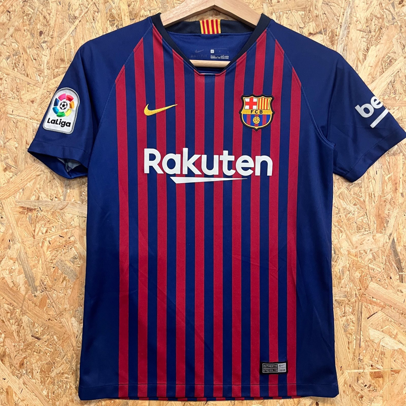 ナイキ】FCバルセロナ 18/19 ホーム ユニフォーム L NIKE FC BARCELONA