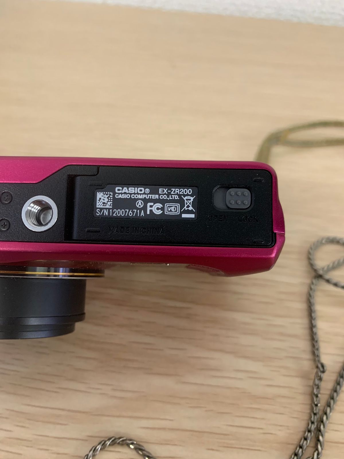 通電動作未確認】CASIO カシオ EXILIM エクシリム EX-ZR200 コンパクト