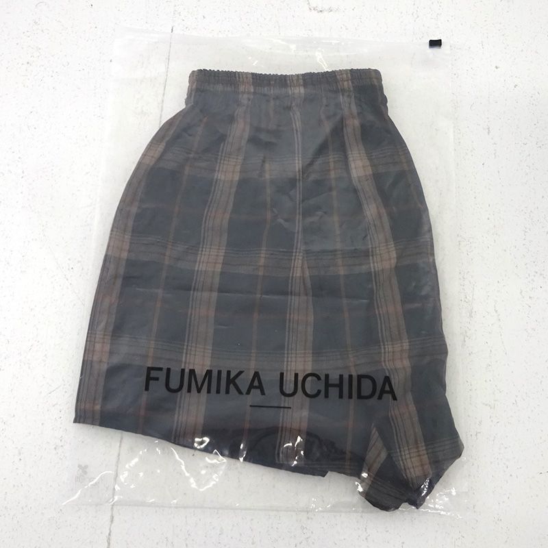 三重店】FUMIKA UCHIDA チェック柄ショートパンツ サイズ:36 FU-W