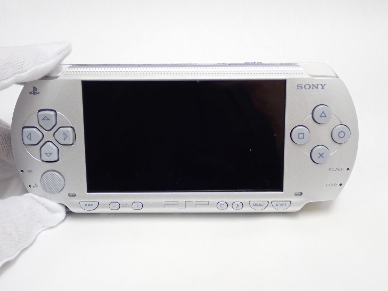 56926】SONY PSP-1000 シルバー 本体 ジャンク品 SDカード付（動作