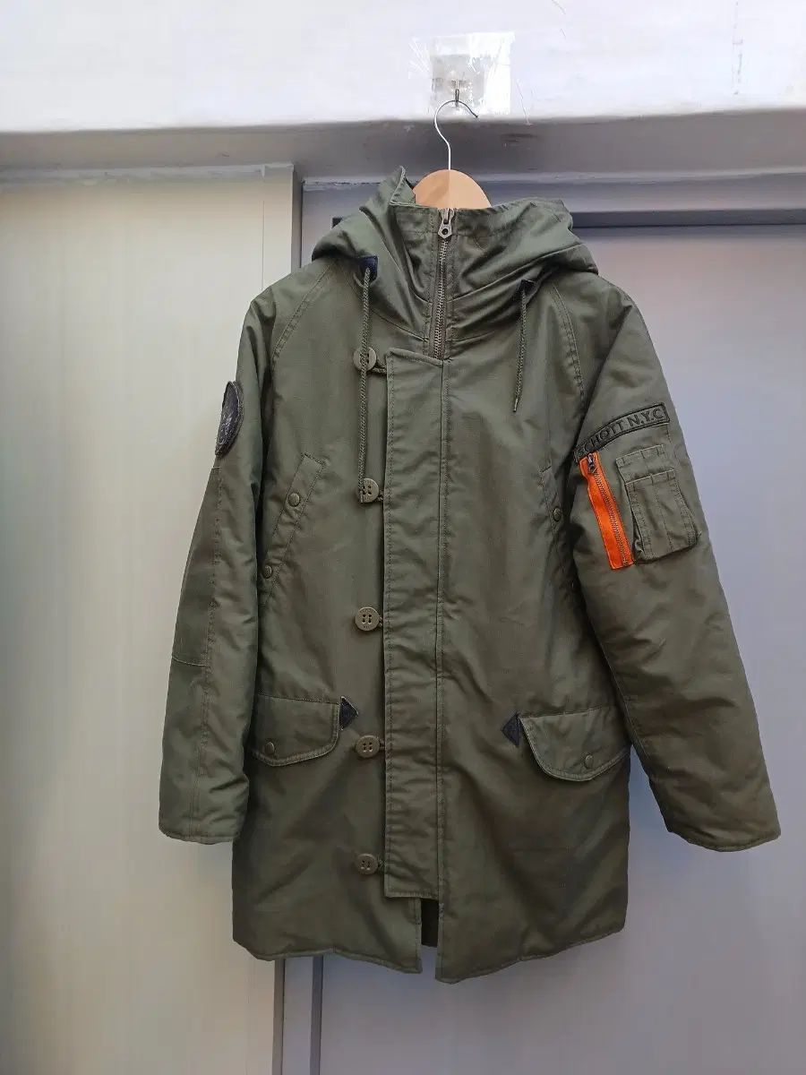 Schott ショート N3B マウンテンパーカー ジャケット アウター L