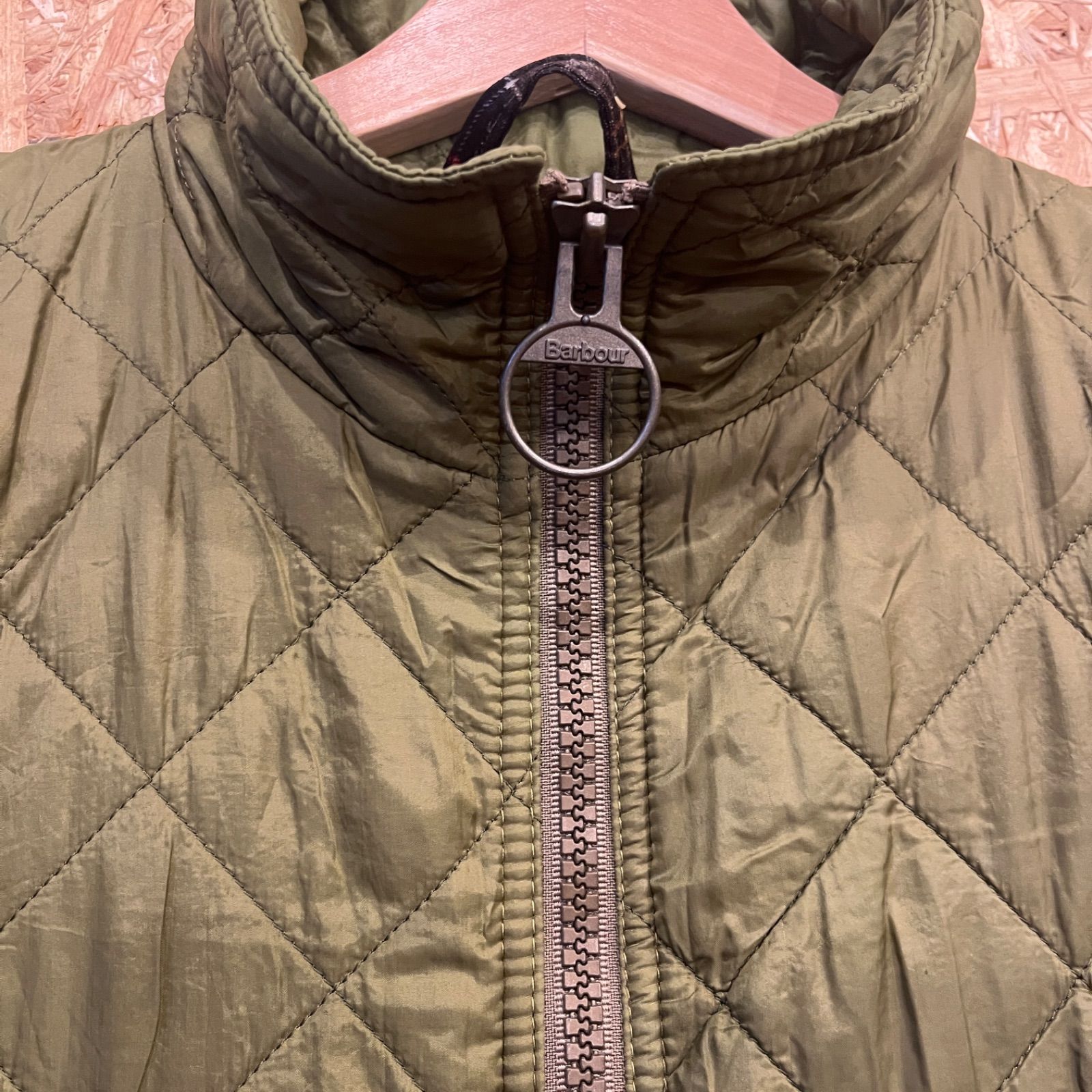 Barbour バブアー キルティングベスト ライナーベスト ジップアップ