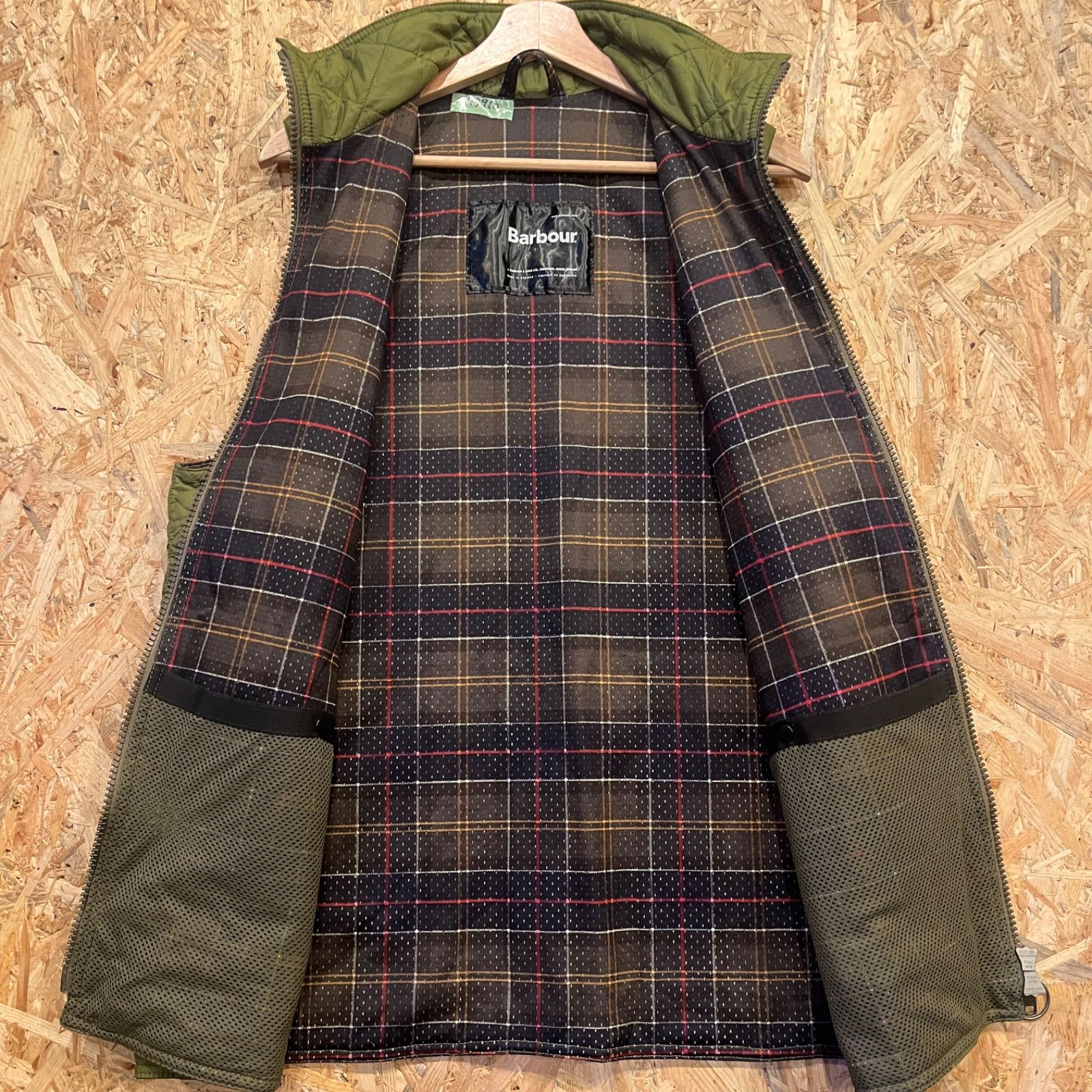 Barbour バブアー キルティングベスト ライナーベスト ジップアップ