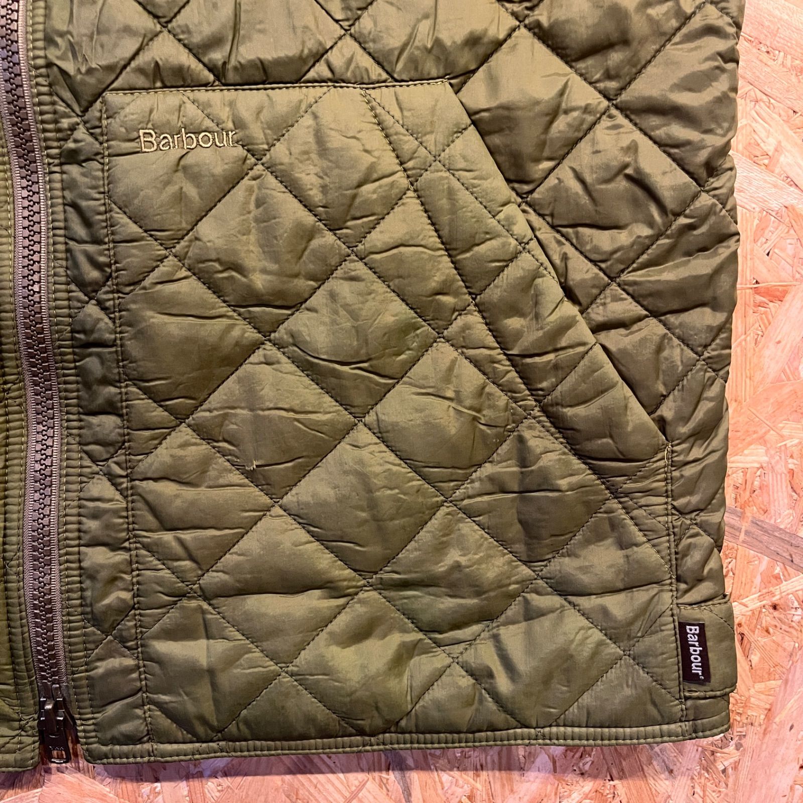 Barbour バブアー キルティングベスト ライナーベスト ジップアップ