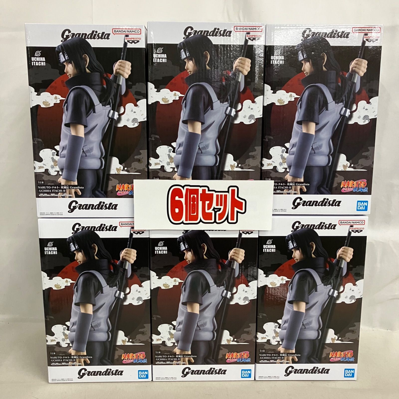 未開封 NARUTO疾風伝 Grandista うちはイタチⅡ フィギュア 6個セット